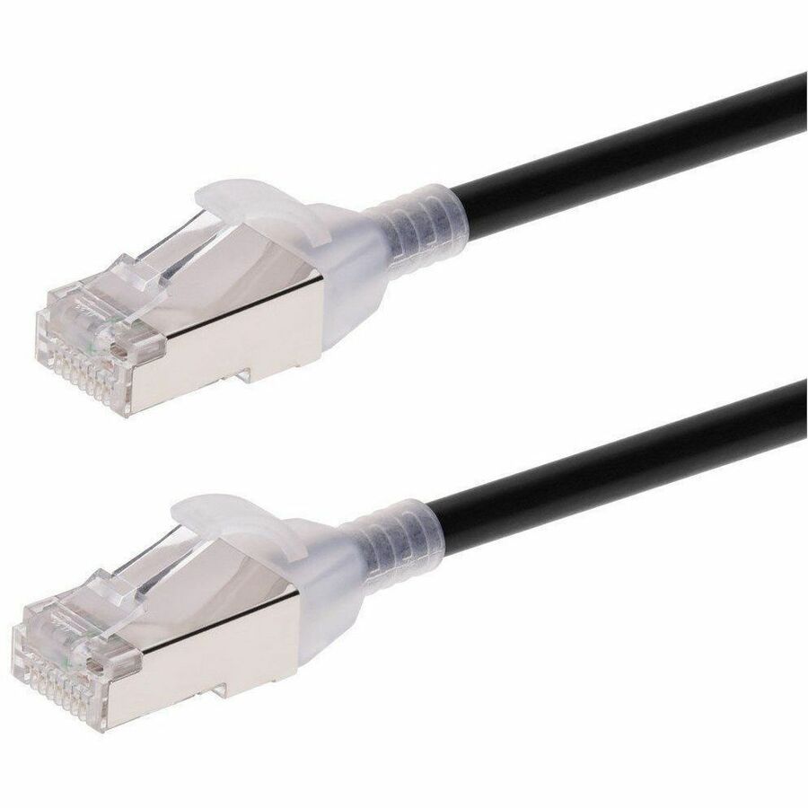 Monoprice SlimRun Category 6a Ethernet Cable - 30AWG S/FTP High-Speed Network Patch Cable for Data Centers and High-Density Environments