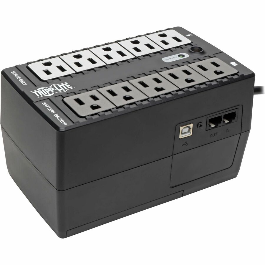 Tripp Lite Series Internet Office INTERNET600U 600VA UPS Battery Backup for Home and Office Devices