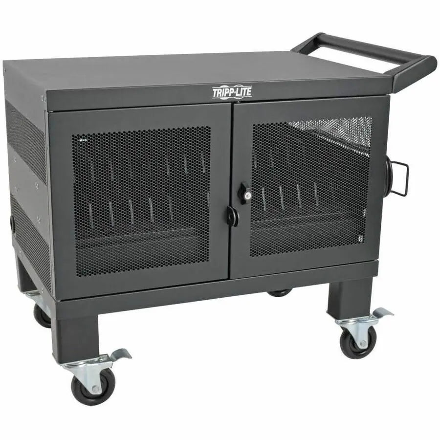 Eaton Tripp Lite Series Mobile Cart Conversion Kit with Handle, Casters and Power Cord Manager for 16-Device Charging Stations