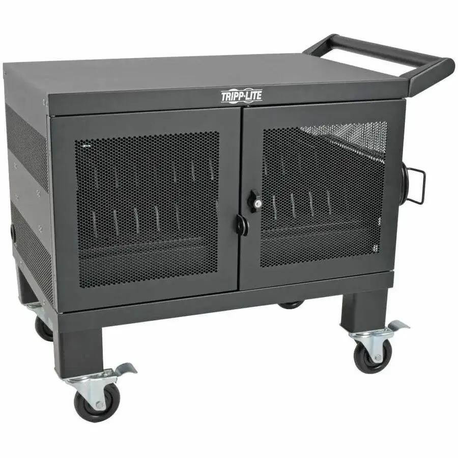 Eaton Tripp Lite Series Mobile Cart Conversion Kit with Handle, Casters and Power Cord Manager for 16-Device Charging Stations by Eaton Corporation