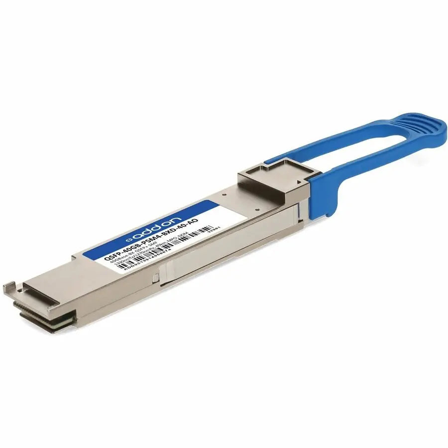 AddOn QSFP+ Module - 40GBase-BX Single-Mode Fiber Transceiver (Part Number: QSFP-40GBPSM4BXD40AO)