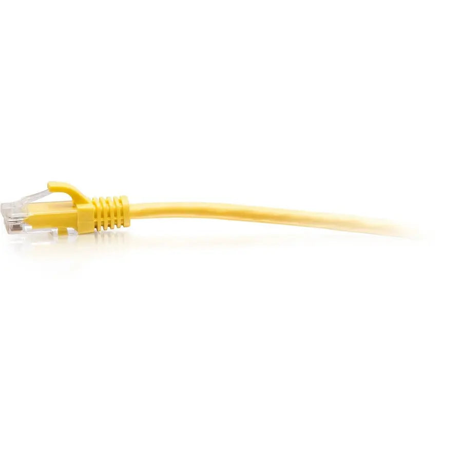 LEGRAND AV - C2G 1ft Cat6a Snagless Unshielded UTP Slim Ethernet Patch Cable - Yellow