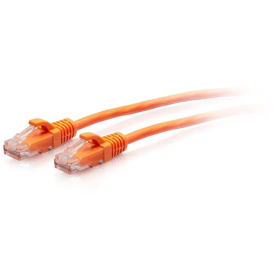 Legrand Group C2G 15ft Cat6a Snagless Unshielded (UTP) Slim Ethernet Patch Cable - Orange