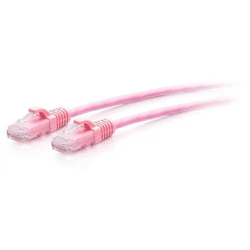 Legrand Group C2G 15ft Pink Cat6a Snagless Unshielded Ethernet Patch Cable - High-Speed 10Gbps