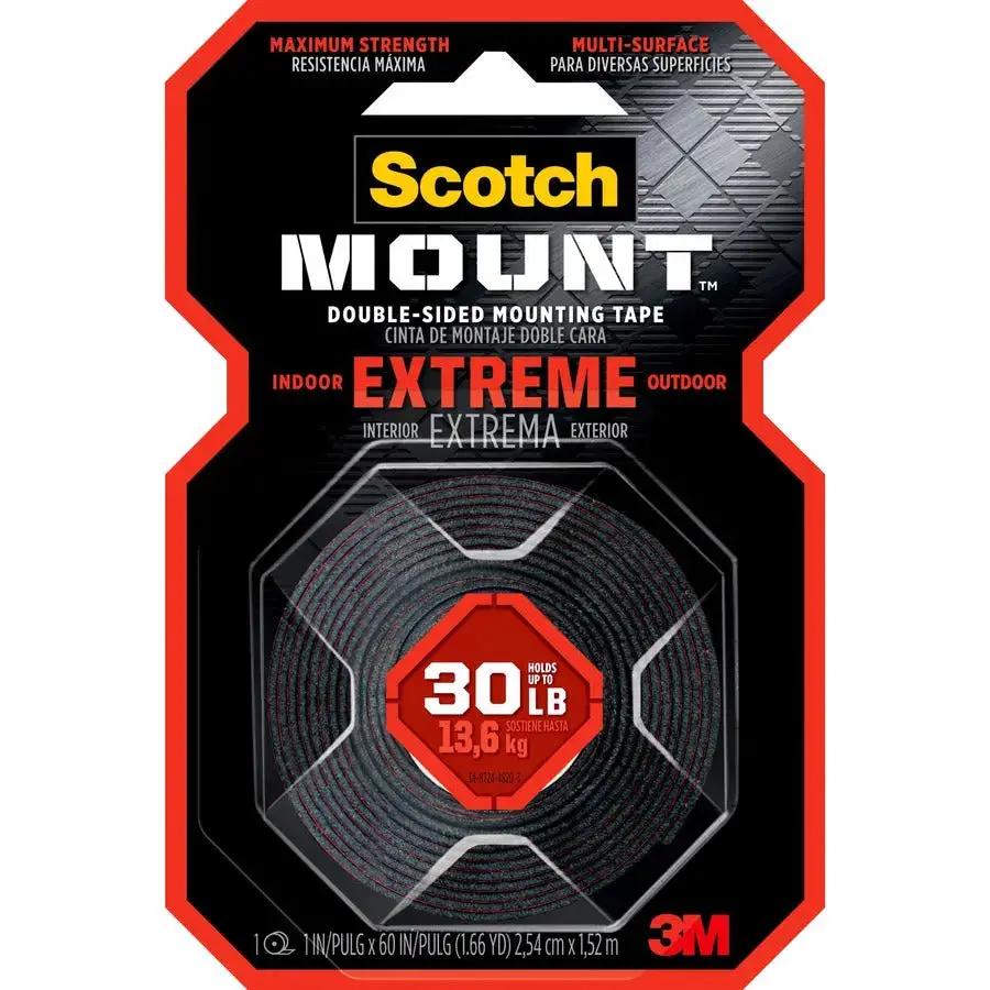 Scotch-Mount Extreme Double-Sided Mounting Tape by 3M – Heavy Duty Indoor and Outdoor Adhesive for Up to 30 lb by 3M