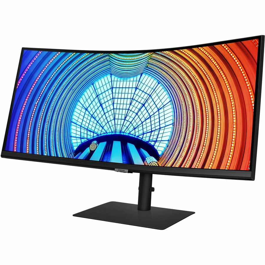 Samsung ViewFinity S34A654UBN 34-Inch Curved Ultrawide LCD Monitor with Ultra-WQHD Resolution and AMD FreeSync™