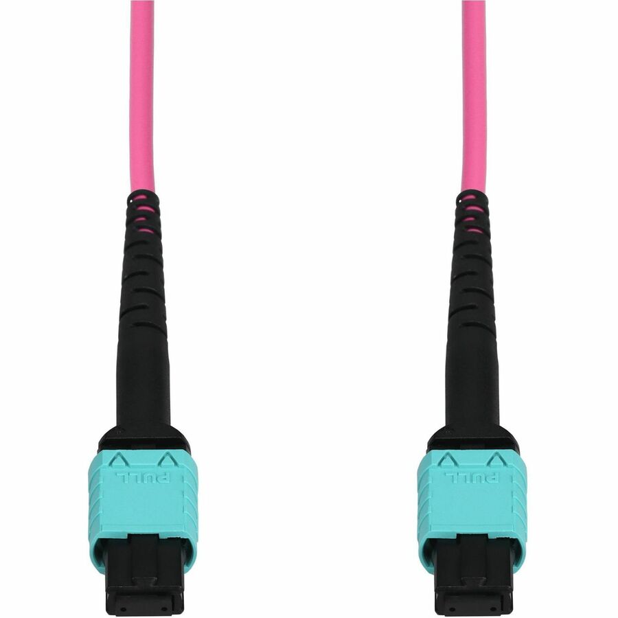 AddOn 20m MPO/UPC to MPO/UPC Magenta OM4 OFNR Riser-Rated 12-Strand Fiber Patch Cable
