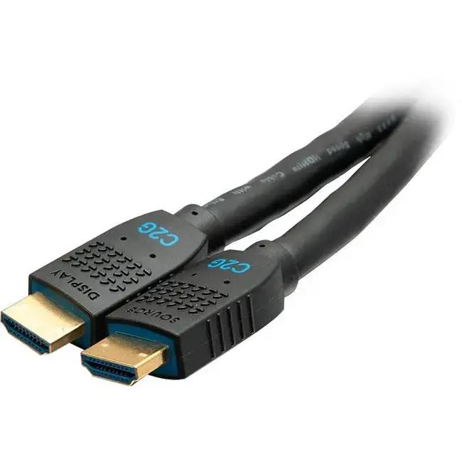 C2G Performance Series 35ft Ultra Flexible High Speed HDMI Cable with Ethernet - In-Wall CMG Rated - 4K 60Hz - M/M - Black by Legrand Group