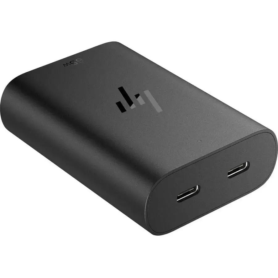 HP 65W GaN USB-C Laptop Charger – Compact Fast Charger with Dual Ports by HP Inc.