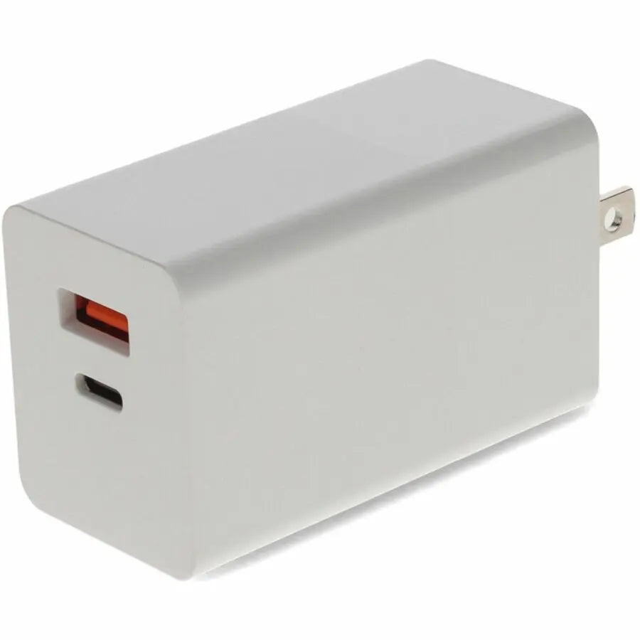 AddOn Wall Charger Dual Port USB-C 3.1 and USB-A 20V 3A White