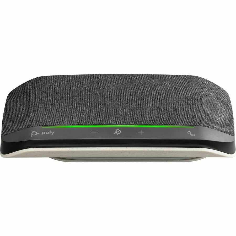 Poly Sync 10 USB-A/USB-C Speakerphone, Silver, Part Number 772C3AA