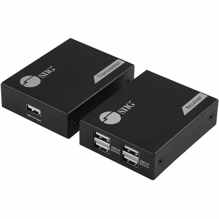 SIIG 4-Port USB 2.0 Hub Extender JU-EX0411-S1 for Long-Distance USB Connectivity