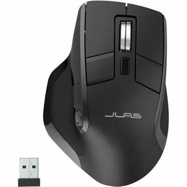 JLab Epic Wireless Mouse - Bluetooth & USB Wireless Connectivity, Long Battery Life, Silent Clicks, Ergonomic Design