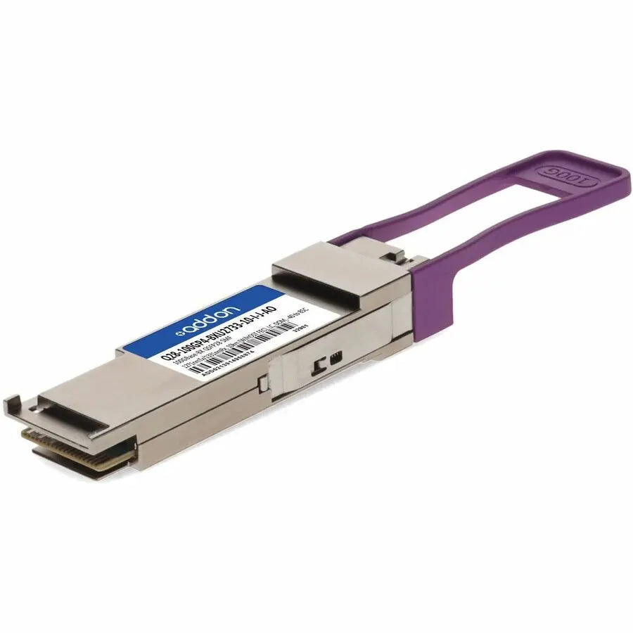 AddOn Juniper Networks Compatible QSFP28 100GBase-BX Transceiver – Single-Mode Fiber, 10 km, LC, TAA Compliant