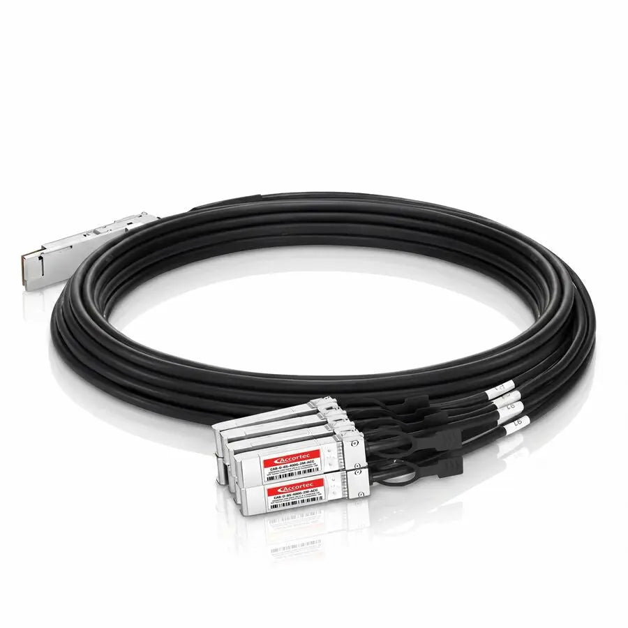 Accortec Twinaxial Network Cable CAB-D-8S-400G-2M-ACC for High-Speed Data Transfer