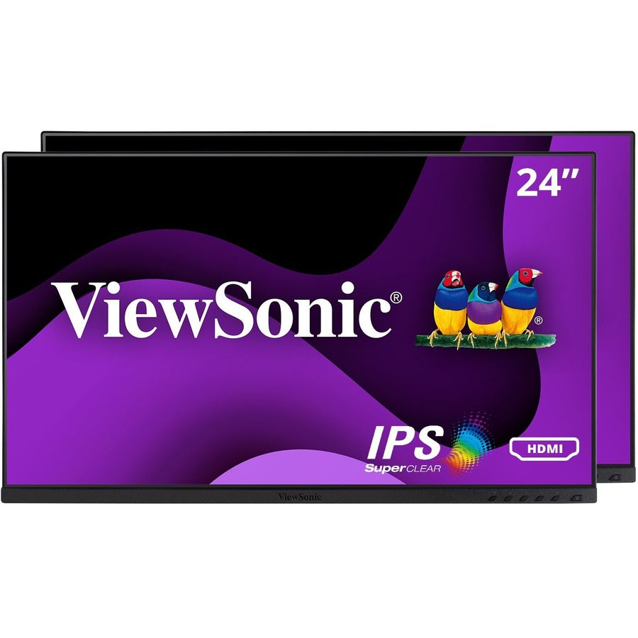 ViewSonic VG2448a-2_H2 24-Inch Dual Monitor Pack with IPS Display and Flexible Connectivity
