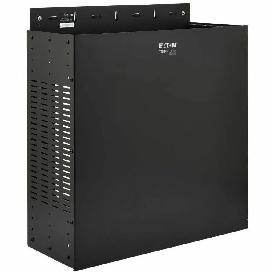 Eaton Tripp Lite Series SmartRack 4U Low-Profile Vented Wall-Mount Enclosure in Black