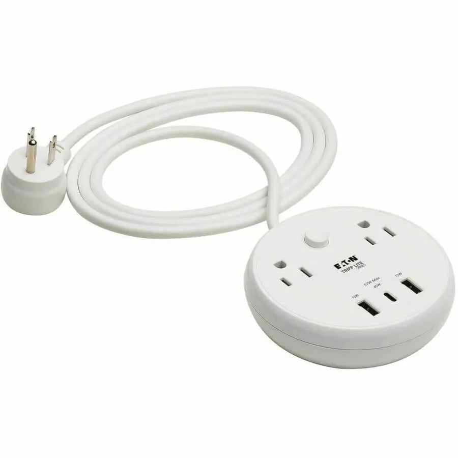 Eaton Tripp Lite Series Safe-IT TLP28PD57WCAM 5-Outlet Surge Protector with USB-C PD and Antimicrobial Protection