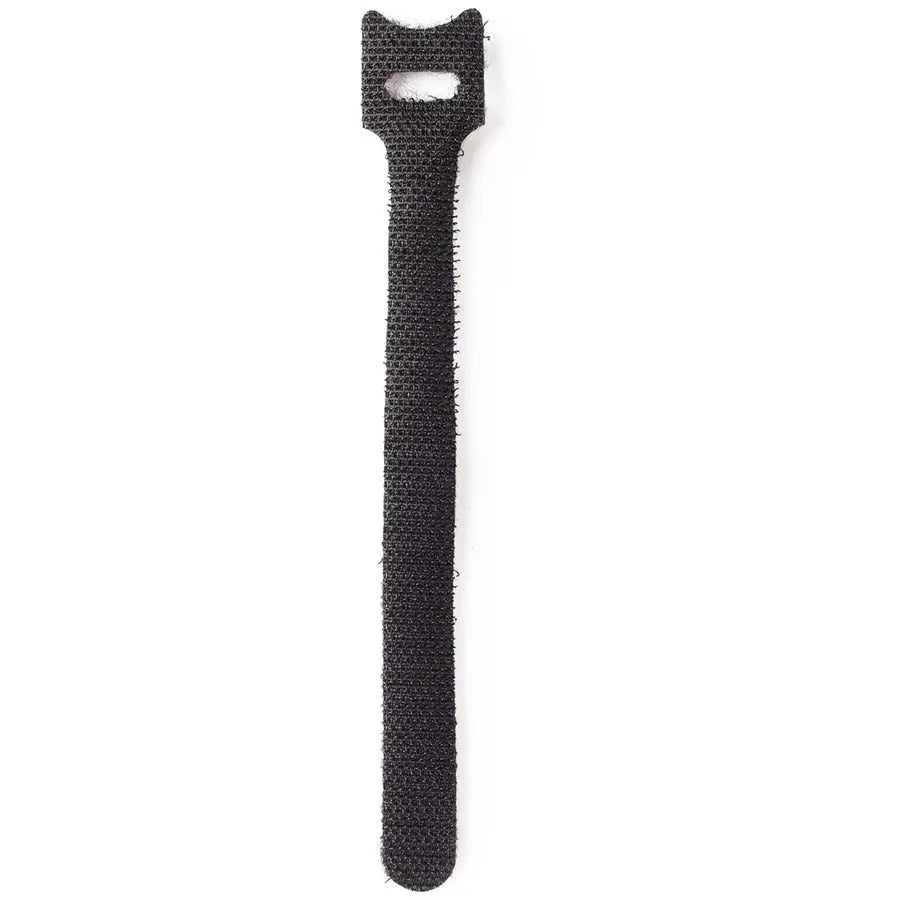 StarTech.com 6-inch Hook and Loop Cable Ties – Reusable Adjustable Cable Management Straps, Black, 50 Pack