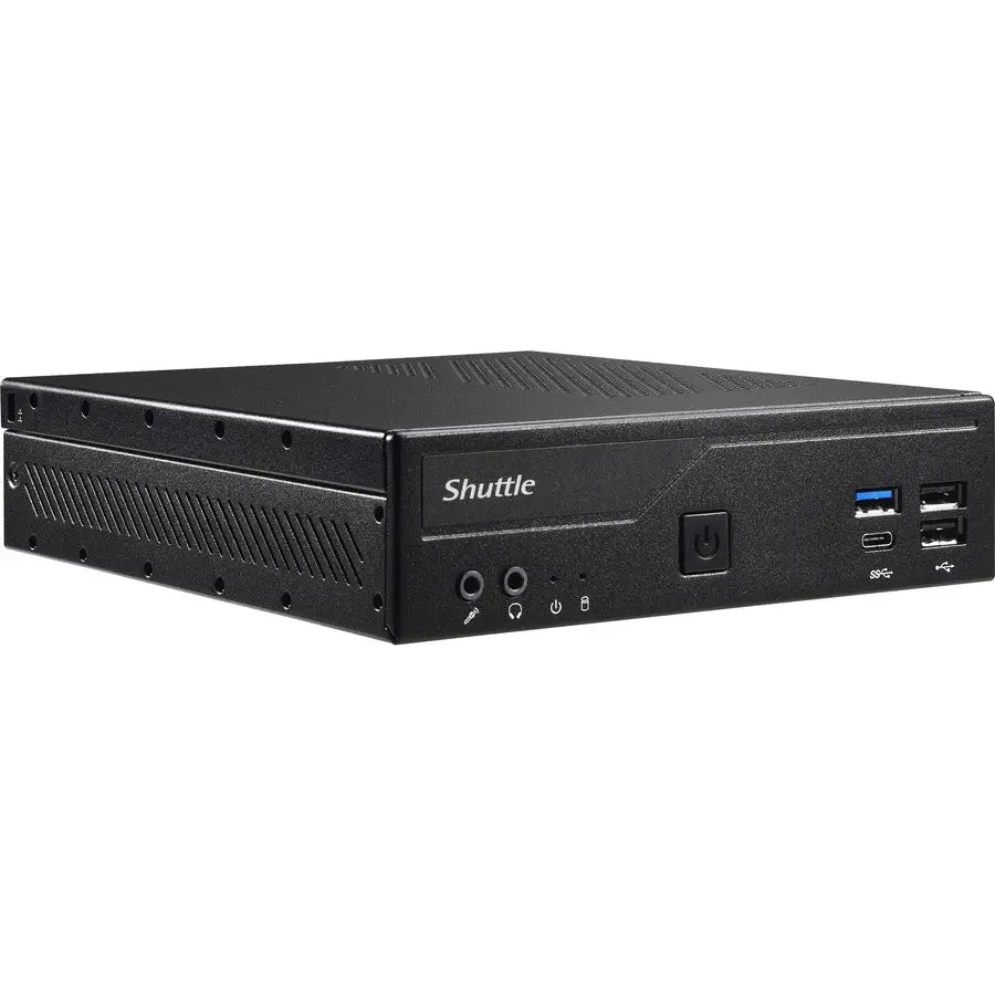 Shuttle XPC Slim DH610 Barebone System - Compact 1.3-Liter Intel Core 12th Gen Support, Dual UHD Display, VESA Mount Included