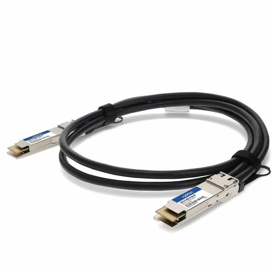 AddOn Arista Networks CAB-D-D-400G-0-5M Compatible 400GBase-CU QSFP-DD Passive Copper Direct Attach Cable (0.5 meters)