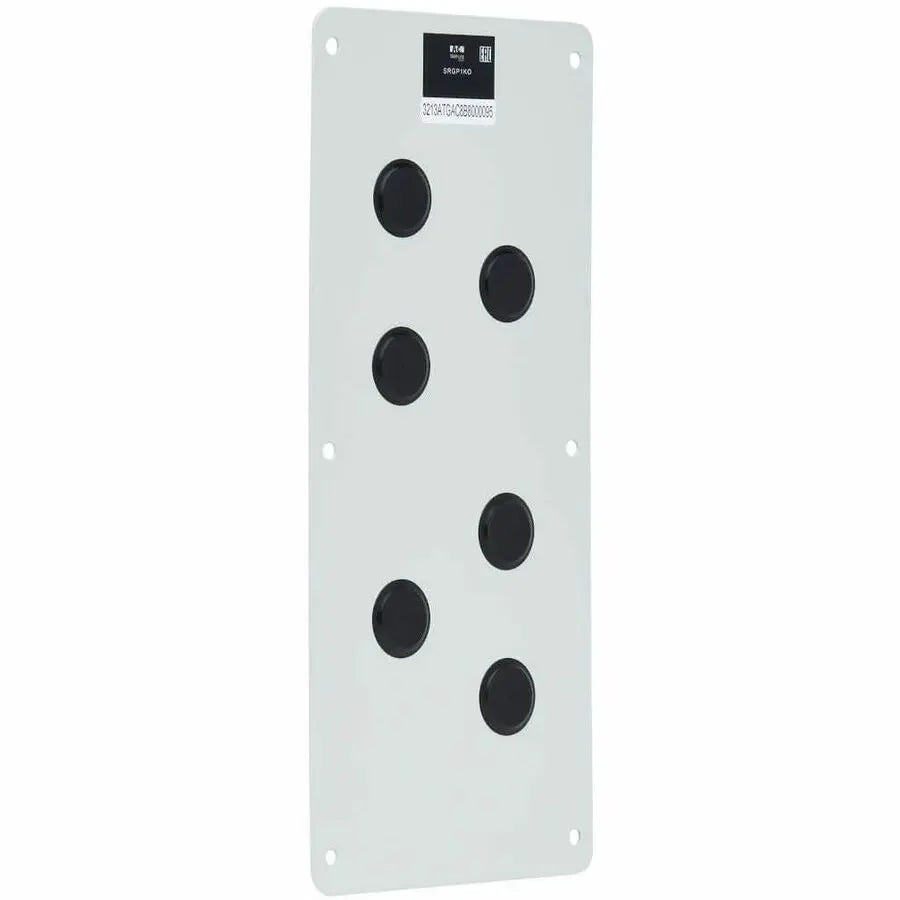 Eaton Tripp Lite Series SRGP1KO SmartRack Cable Gland Plate for NEMA Enclosures, 6 Half-Inch Ports