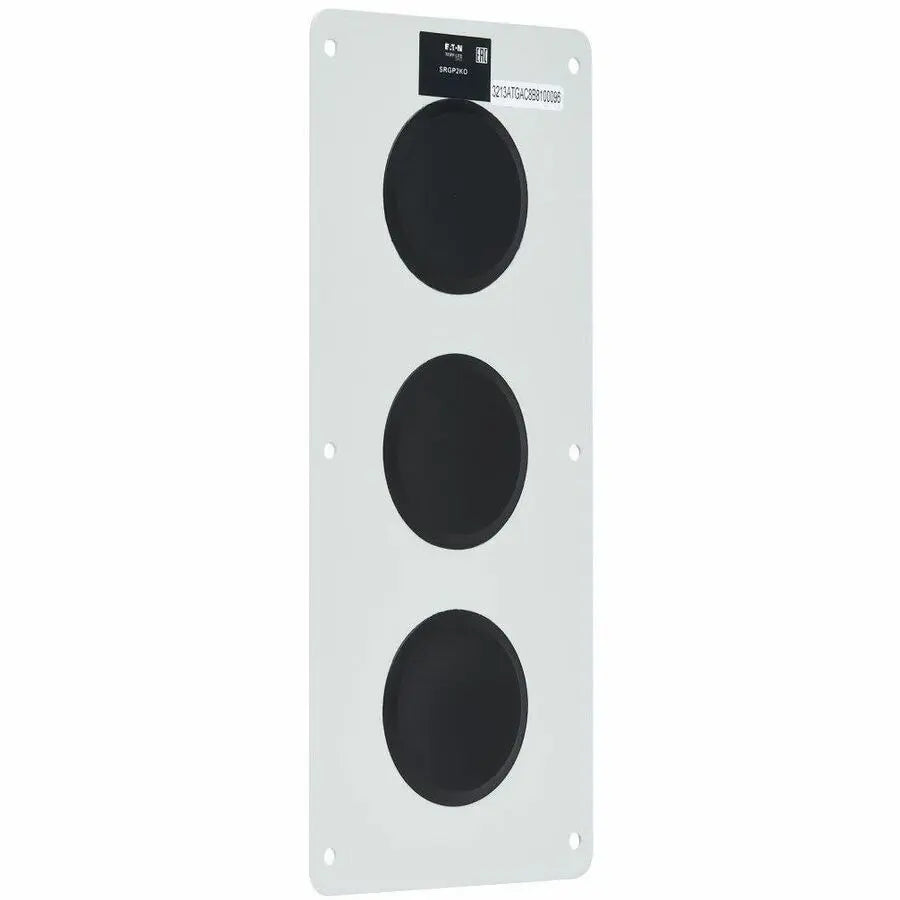 Eaton Tripp Lite Series SRGP2KO SmartRack Cable Gland Plate for NEMA Enclosures, 3 Ports