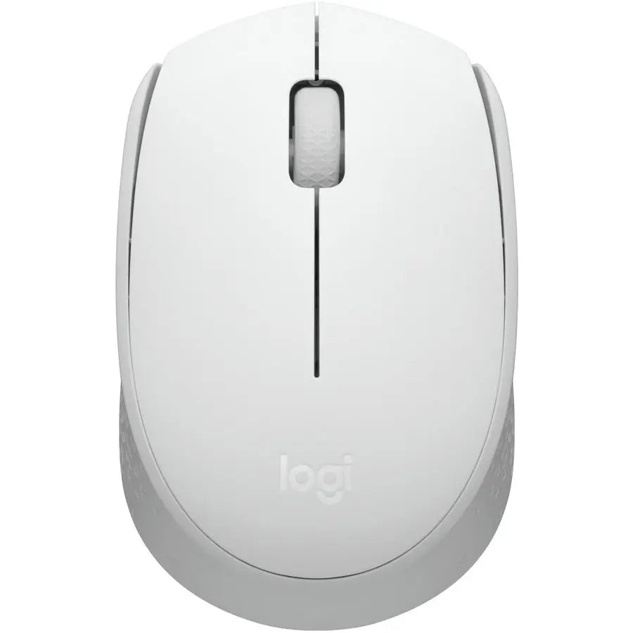 Logitech M170 Wireless Mouse Off White – Reliable 10-Meter Range, Ambidextrous Design, 12-Month Battery Life
