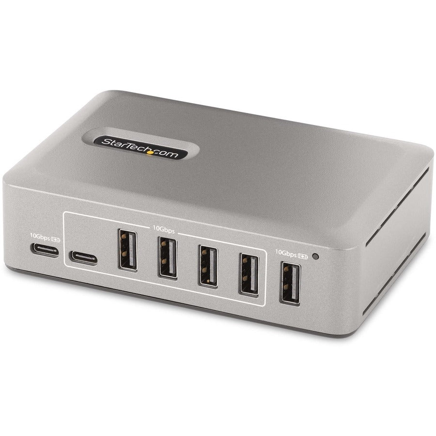 StarTech.com 10-Port USB-C Hub with 8 USB-A and 2 USB-C Ports, 10Gbps Data Transfer, Self-Powered with 65W Power Adapter