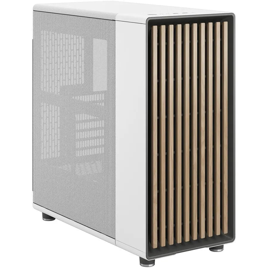 Fractal Design North Computer Case with Walnut/Oak Panels and Mesh Ventilation