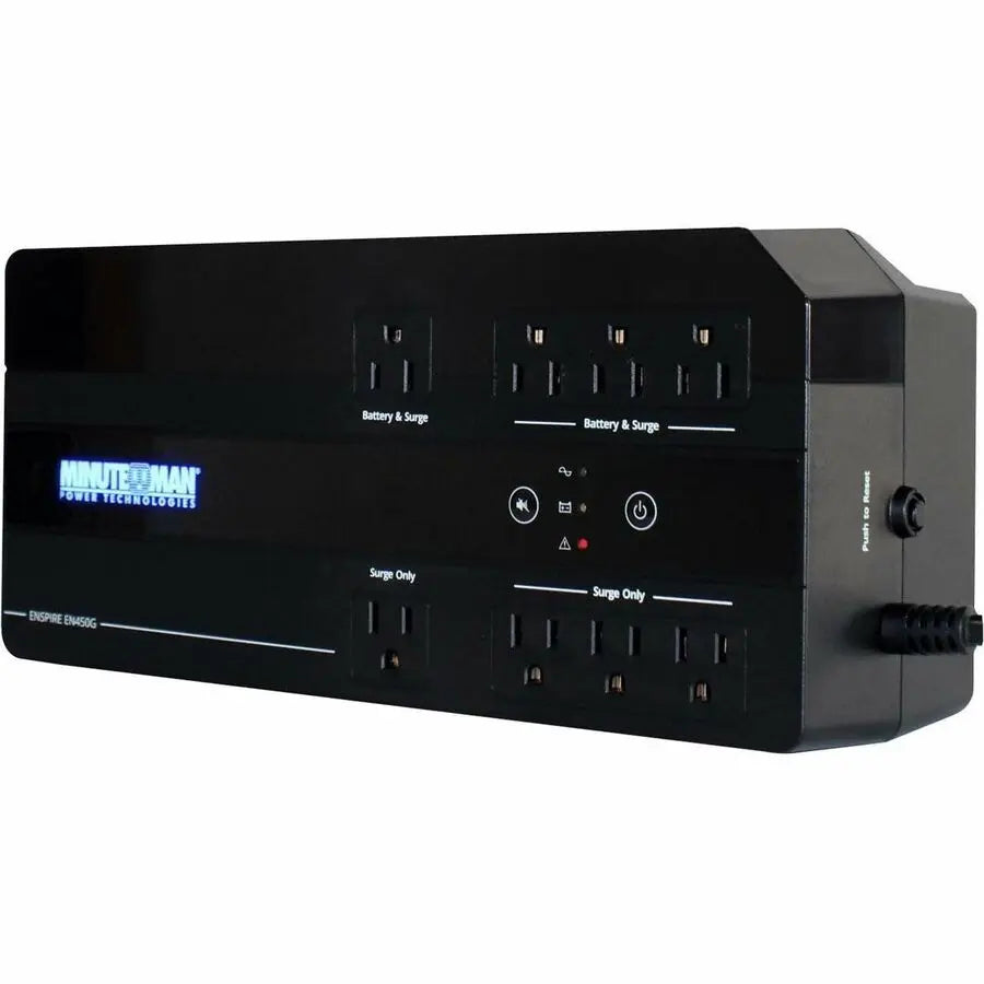 Minuteman Enspire-G EN450G 450VA Compact UPS for Desktop, Floor, and Wall Mounting
