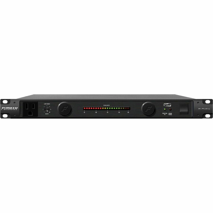 Furman Classic Series PL-PLUSC 15A Rack-Mount Power Conditioner with Pull-Out Lights and LED Voltmeter