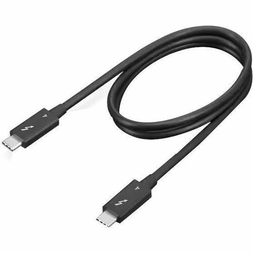 Lenovo Thunderbolt 4 Cable 2.3 ft, 40 Gbps, Black – Part Number 4X91K16968