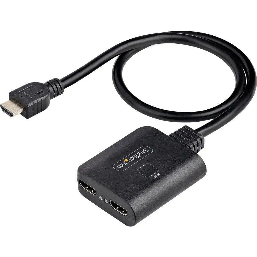 StarTech.com 2-Port HDMI Splitter, 4K 60Hz HDMI 2.0 Video, HDR, HDCP, 1x2 Output