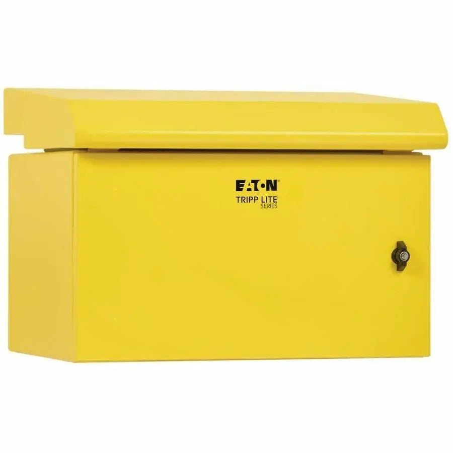 Eaton Tripp Lite Series SRN3RY6U Industrial Wall Mount Rack Enclosure, 6U, 16.5-inch Deep, NEMA 3R Protection, Yellow Powder-Coated Steel
