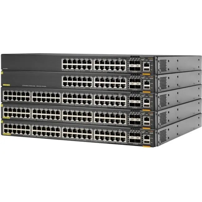 Hewlett Packard Enterprise R8Q71A Aruba CX 6200M 36G 12SR5 Class 6 PoE 4SFP+ Switch