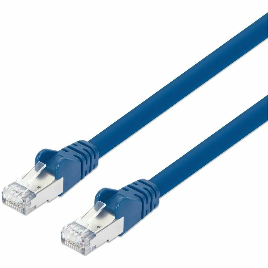 Intellinet Cat8.1 S/FTP Network Patch Cable - 5 ft. Blue for High-Speed Data Transmission