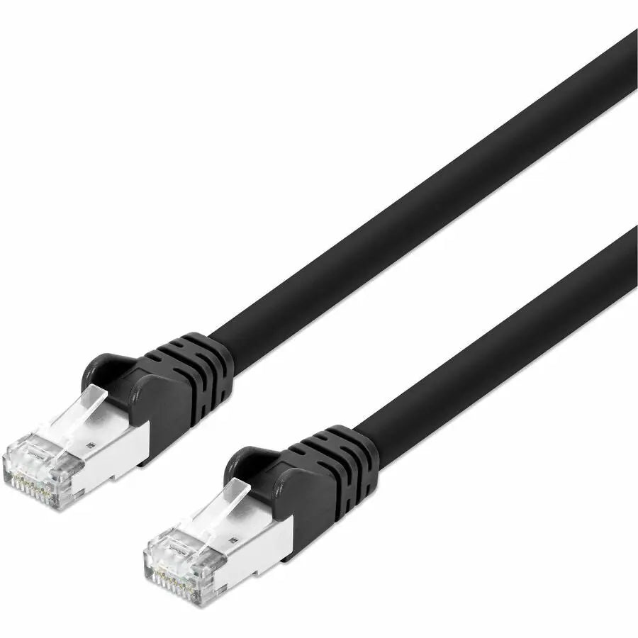 Intellinet Cat8.1 S/FTP Network Patch Cable, 10 ft., Black – High-Speed Ethernet for Data Centers and PoE Applications