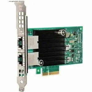 Dell Sourcing Certified Pre-Owned Intel X550 Dual Port 10GbE Ethernet Card - PCIe Network Interface for Servers and Workstations