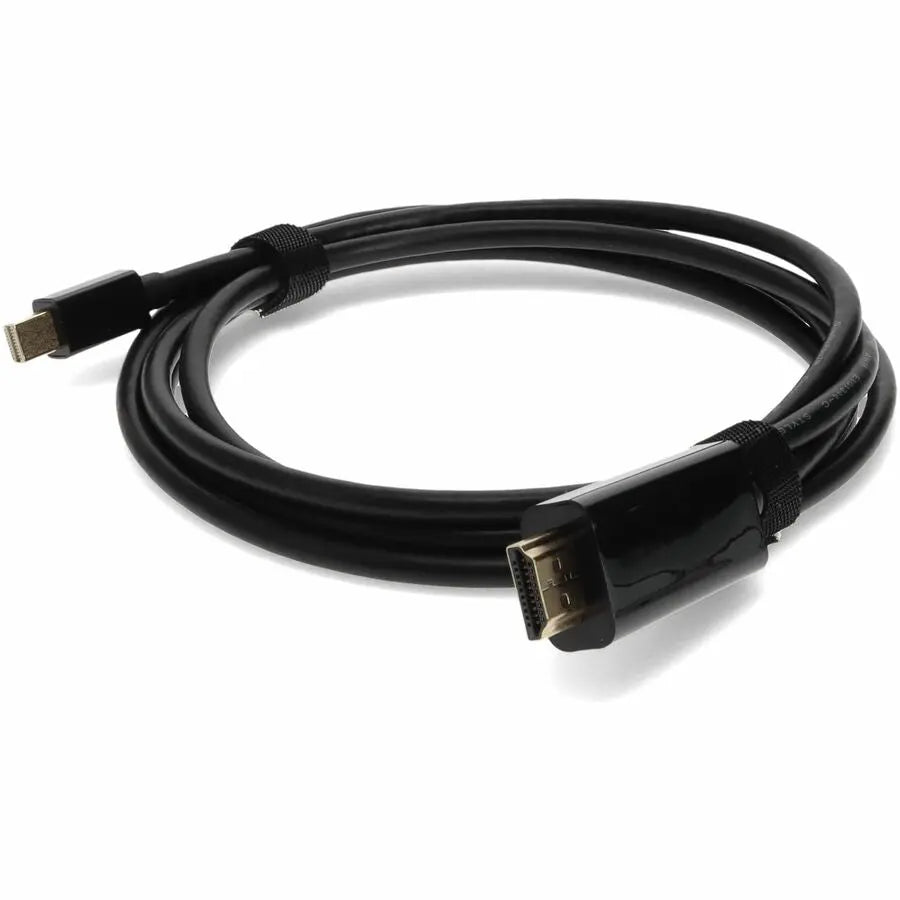 AddOn 10ft Mini-DisplayPort to HDMI Male Cable - Black