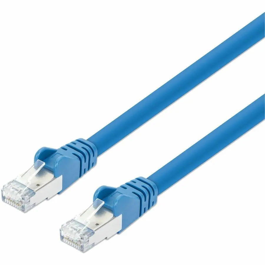 Intellinet Cat8.1 S/FTP Network Patch Cable, 10 ft., Blue – High-Performance Ethernet Cable for Data Centers and Enterprise Networks