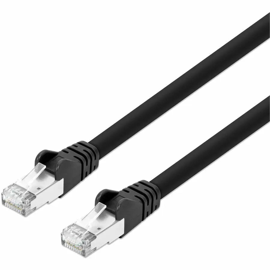 Intellinet Cat8.1 S/FTP Network Patch Cable - 1 ft. Black for High-Speed Data Transmission