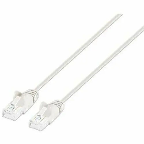 Intellinet Cat6a U/UTP Slim Network Patch Cable, 5 ft., White