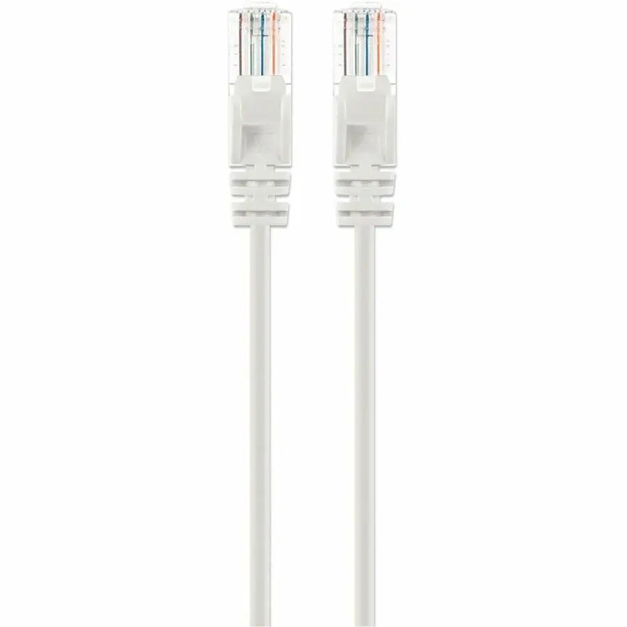 Intellinet Cat6a U/UTP Slim Network Patch Cable, 10 ft., White