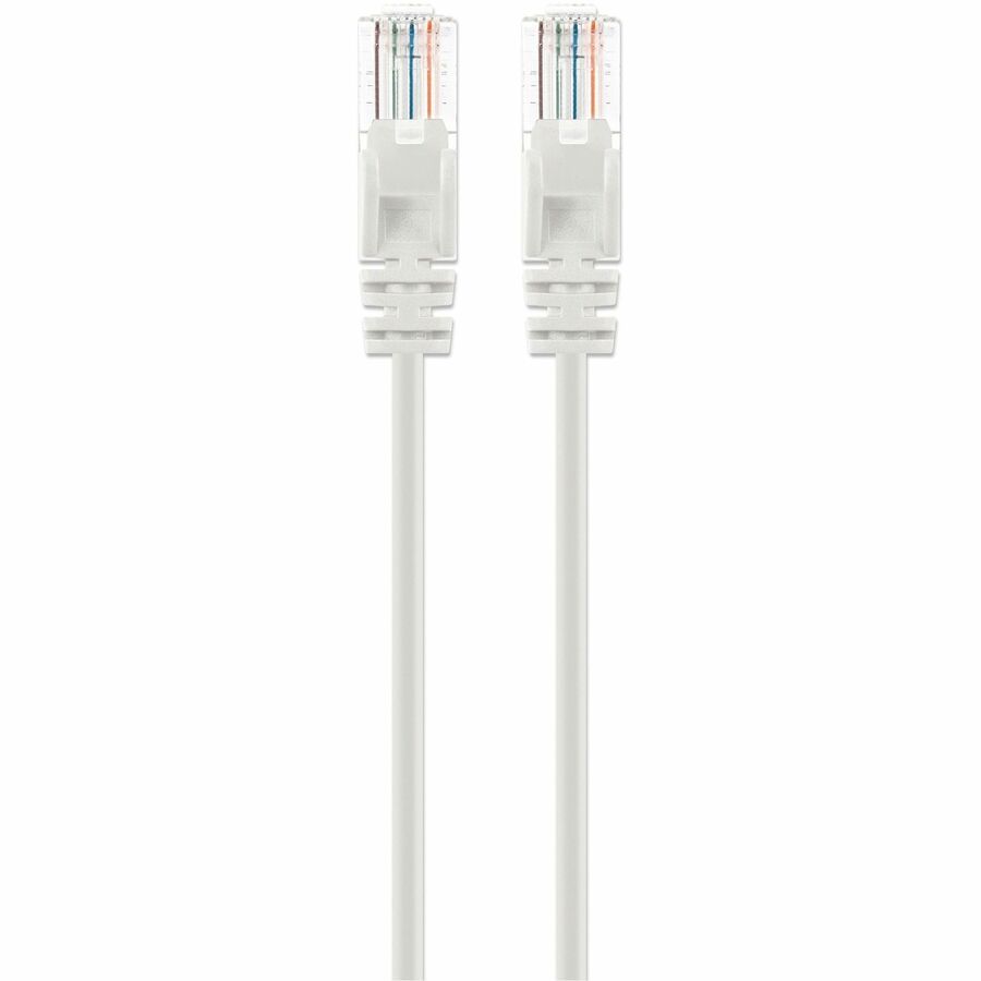 Intellinet Cat6 U/UTP Slim Network Patch Cable, 5 ft., White