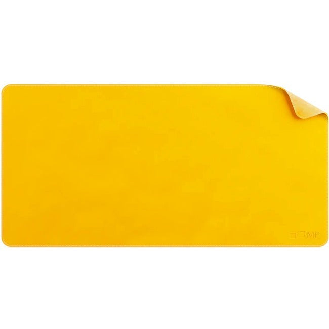 Mobile Pixels Desk Mat (Racing Yellow) – Premium Vinyl Gaming and Office Desk Pad