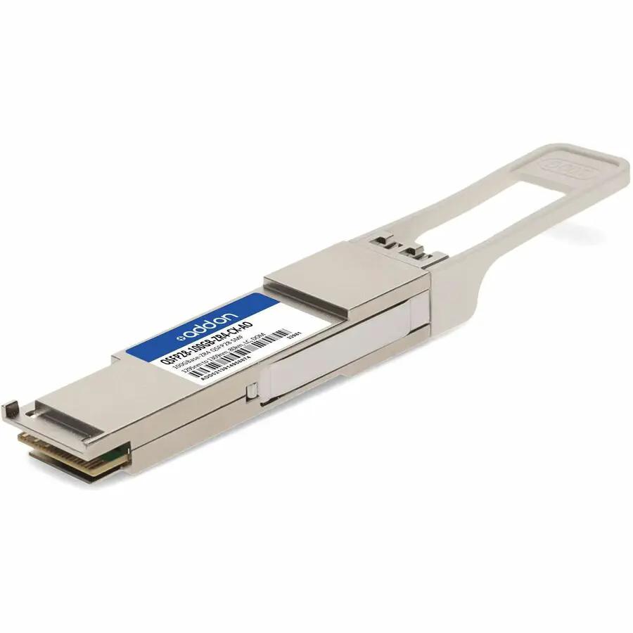 AddOn Calix® Compatible TAA 100GBase-ZR4 QSFP28 Transceiver (SMF, 80km, LC, DOM) by AddOn