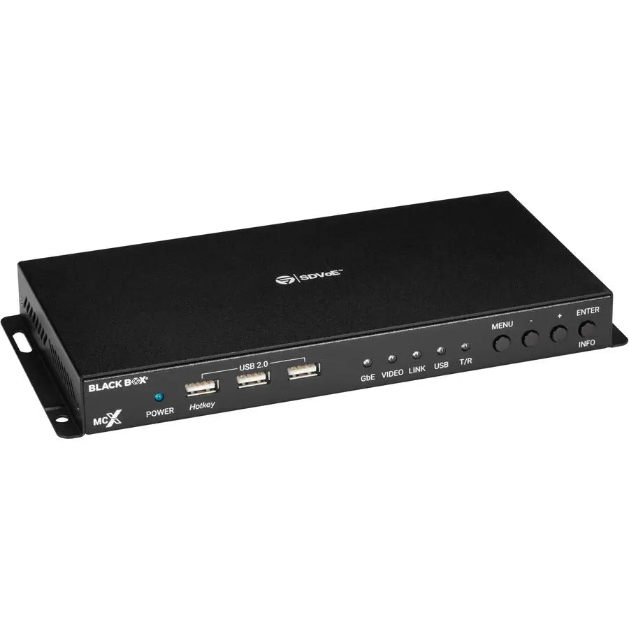 Black Box MCX G2 DisplayPort Copper/Fiber Transcoder for 4K Video Distribution