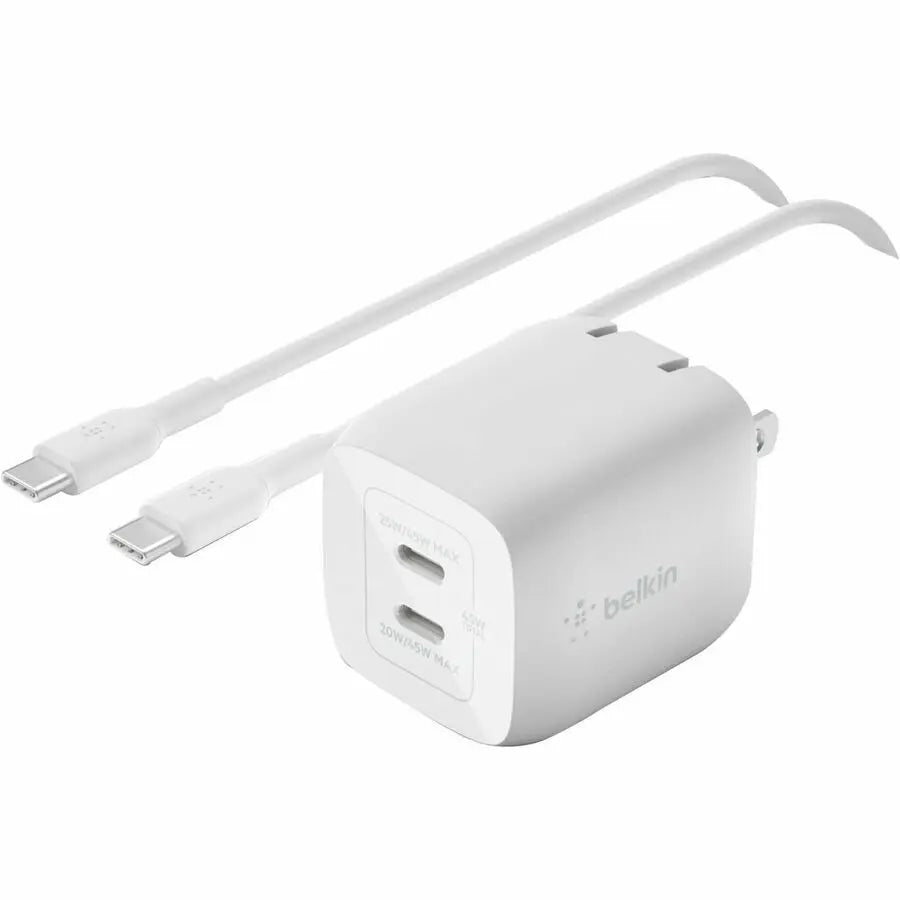 45W DUAL USB-C GAN CHARGER     PWR