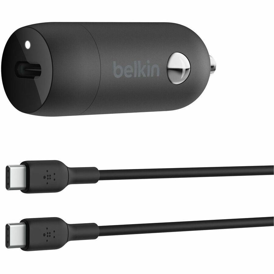 Belkin BoostCharge 30W USB-C Car Charger - Fast In-Car Charging for USB-C Devices